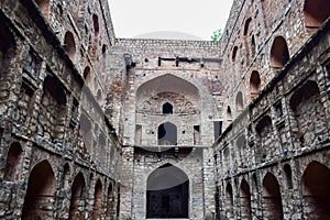 Agrasen Ki Baoli (Step Well) situated in the middle of Connaught placed New Delhi India