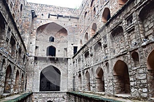 Agrasen Ki Baoli (Step Well) situated in the middle of Connaught placed New Delhi India