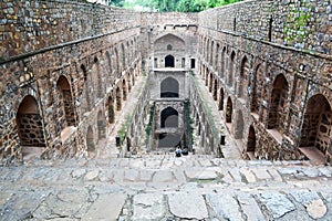 Agrasen Ki Baoli (Step Well) situated in the middle of Connaught placed New Delhi India