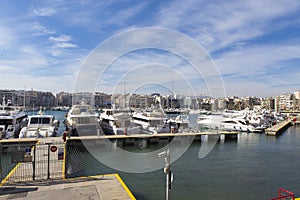 Agreement boats anchored in Piraeus dock