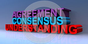 Agreement consensus understanding on blue