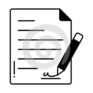 Agreement Half Glyph Style vector icon which can easily modify or edit