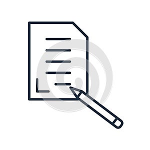 Agreement icon vector isolated on white background, Agreement sign