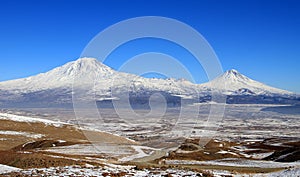 Agri Mountain covered in snow