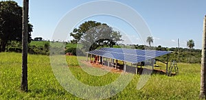 Agricultura placa solar photo
