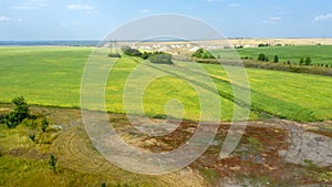 Agricultural fields in Belogorye, Voronezh region