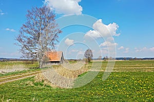 Agricultural hut