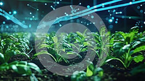 In the agricultural industry farmers use 5G and AI to monitor crops and make datadriven decisions for more efficient and photo
