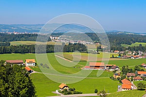 Agricultural landscape, Gruyere