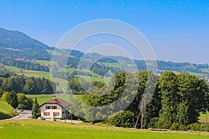 Agricultural landscape, Gruyere