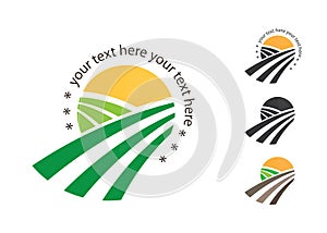 Agricultural Logo Template Design. Icon