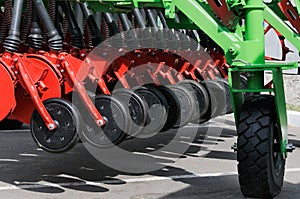 Agricultural machine background