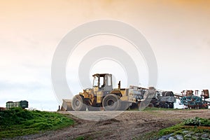 Agricultural machineries have end of work