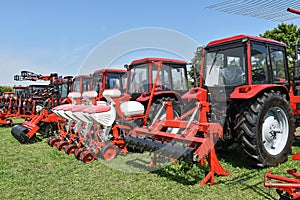 Agricultural machineries and tractors