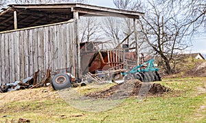 Agricultural machinery for industrial tillage