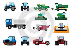 Agricultural machinery set