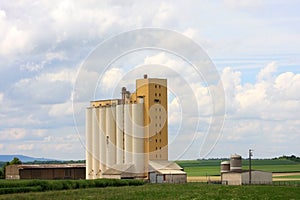 Agricultural silo in France