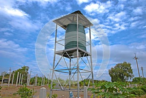 Agricultural water tank in Thailand