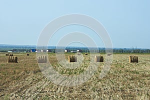 Agricultural work for haymaking