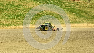 Agricultural work in the spring