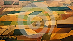 agriculture aerial farm land