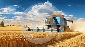 agriculture combine farm