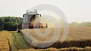 Agriculture, combine harvester