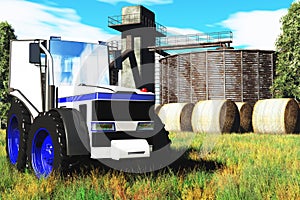 Agriculture Concept 3D render 1