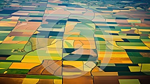 agriculture farm field aerial