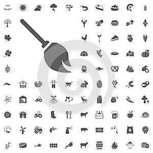 Agriculture and Farm Vector Icons Set