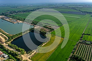 Agriculture, Farming Aerial Photography in Asia