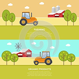 Agriculture and Farming. Agribusiness. Rural landscape