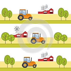 Agriculture and Farming. Agribusiness. Rural landscape