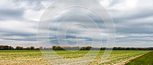 Agriculture field landscape before seeming photo