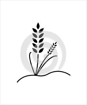 Agriculture flat icon,vector best flat design icon.