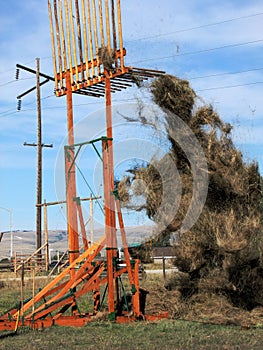 Agriculture: Haystacking from a beaverslide #3