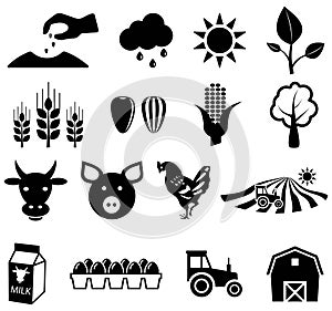 Agriculture icons