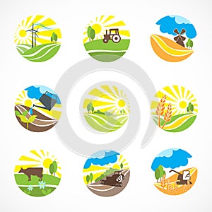 Agriculture Icons Set