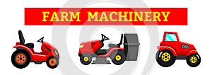 Agriculture industrial farming equipment tractors trucks harvesters