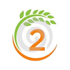 Agriculture Logo On 2 Letter Concept. Agriculture And Farming Pasture, Milk, Barn logo design. Farm Badge, Agribusiness, Eco-farm