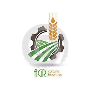 Agriculture Logo Template Design. Icon, Sign