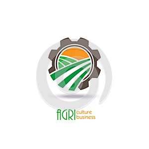 Agriculture Logo Template Design. Icon, Sign or Symbol.
