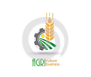 Agriculture Logo Template Design. Icon, Sign or Symbol. farm, na