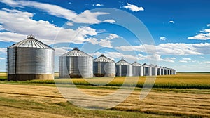 agriculture silo farm