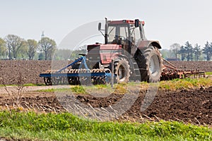 Agriculture - Tractor on the field