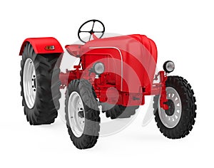 Agriculture Tractor Isolated