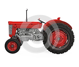 Agriculture Tractor Isolated