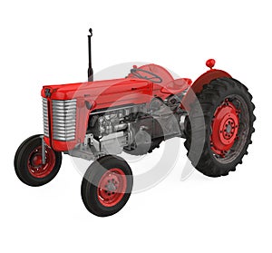 Agriculture Tractor Isolated