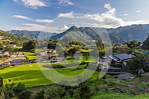 Agriculture village in Takachiho, Miyazaki, Kyushu.