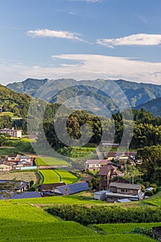 Agriculture village in Takachiho, Miyazaki, Kyushu.